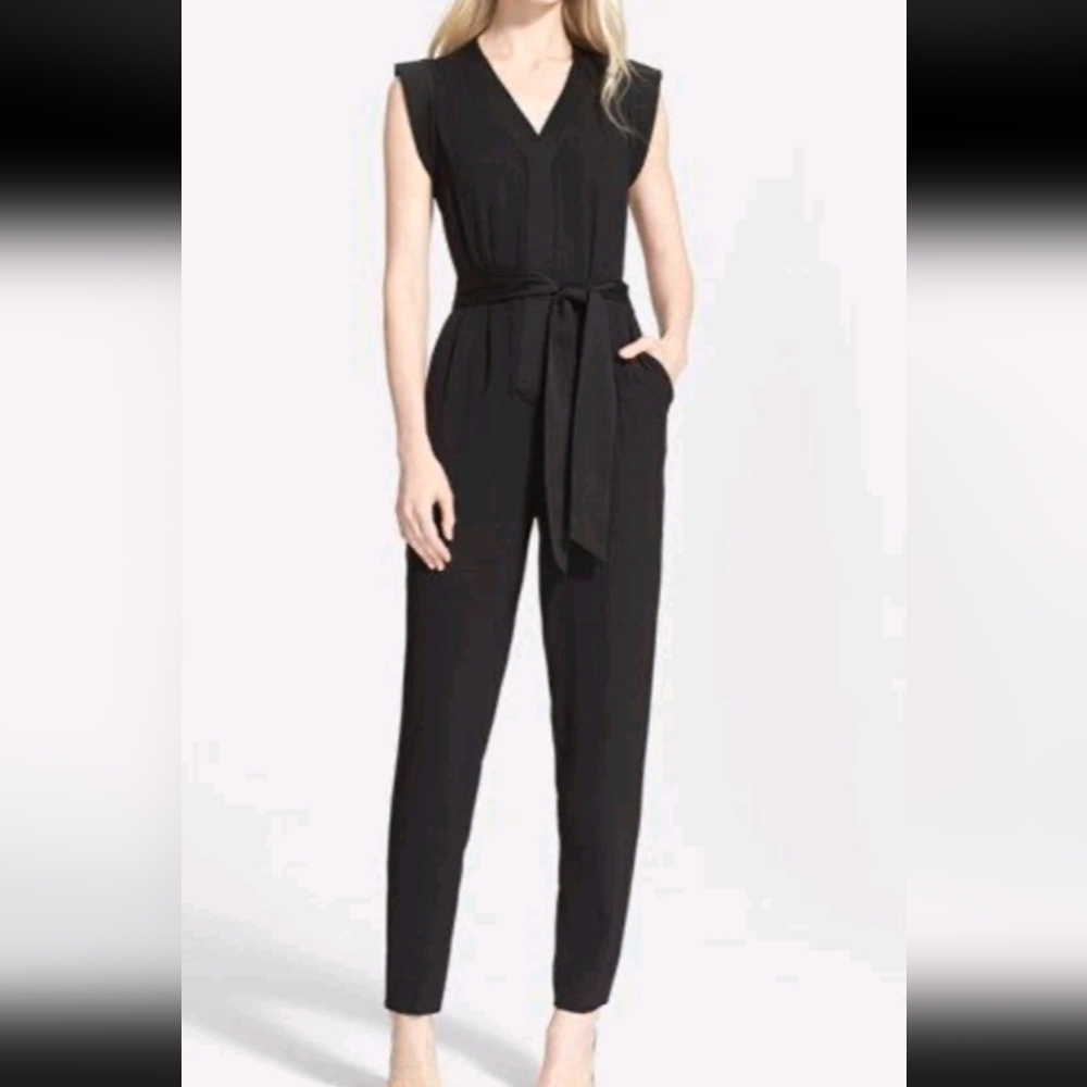 Kate Spade Black Sleeveless Jumpsuit